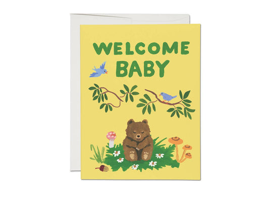 Baby Cub greeting card Red Cap Cards