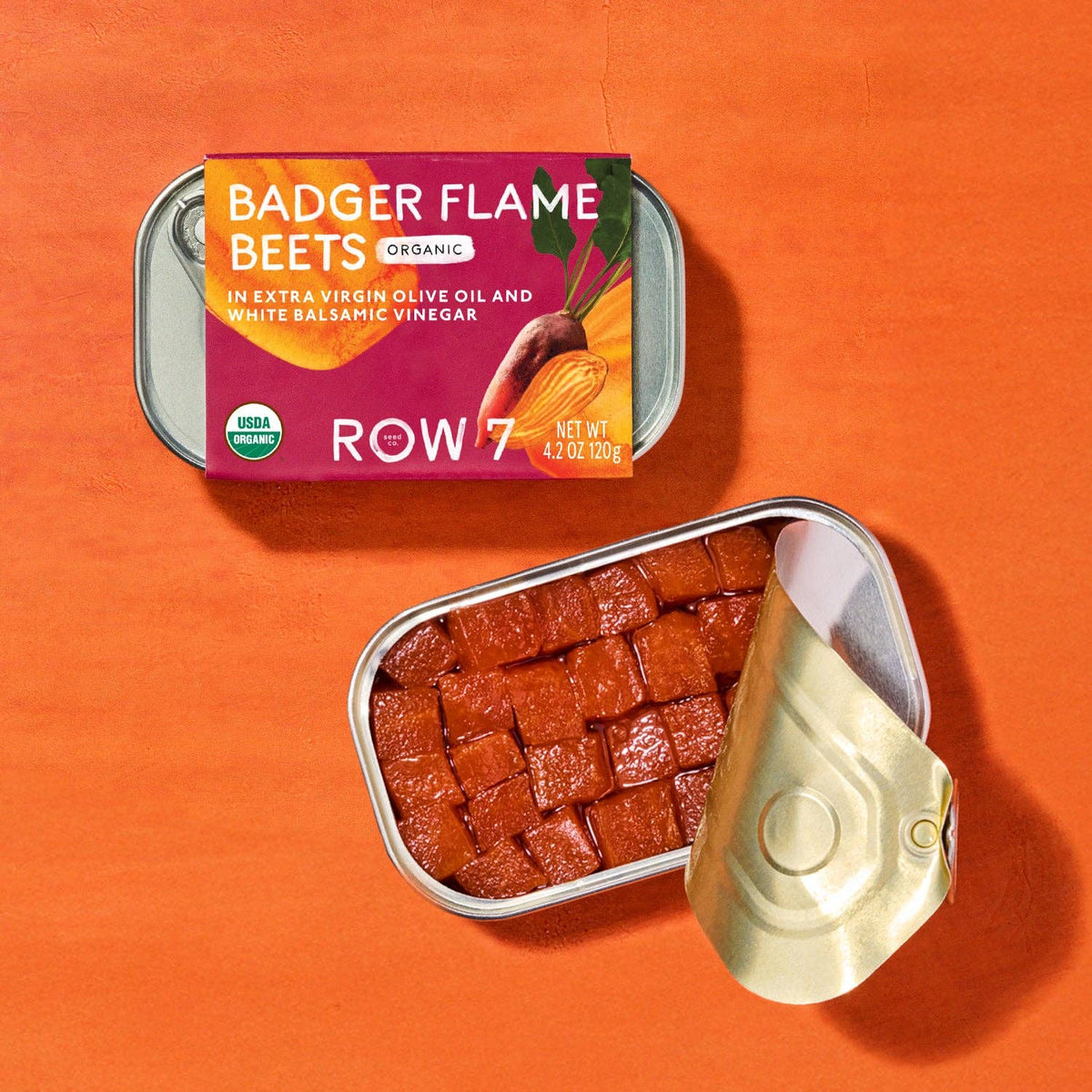 Badger Flame Beets Tin - Row 7