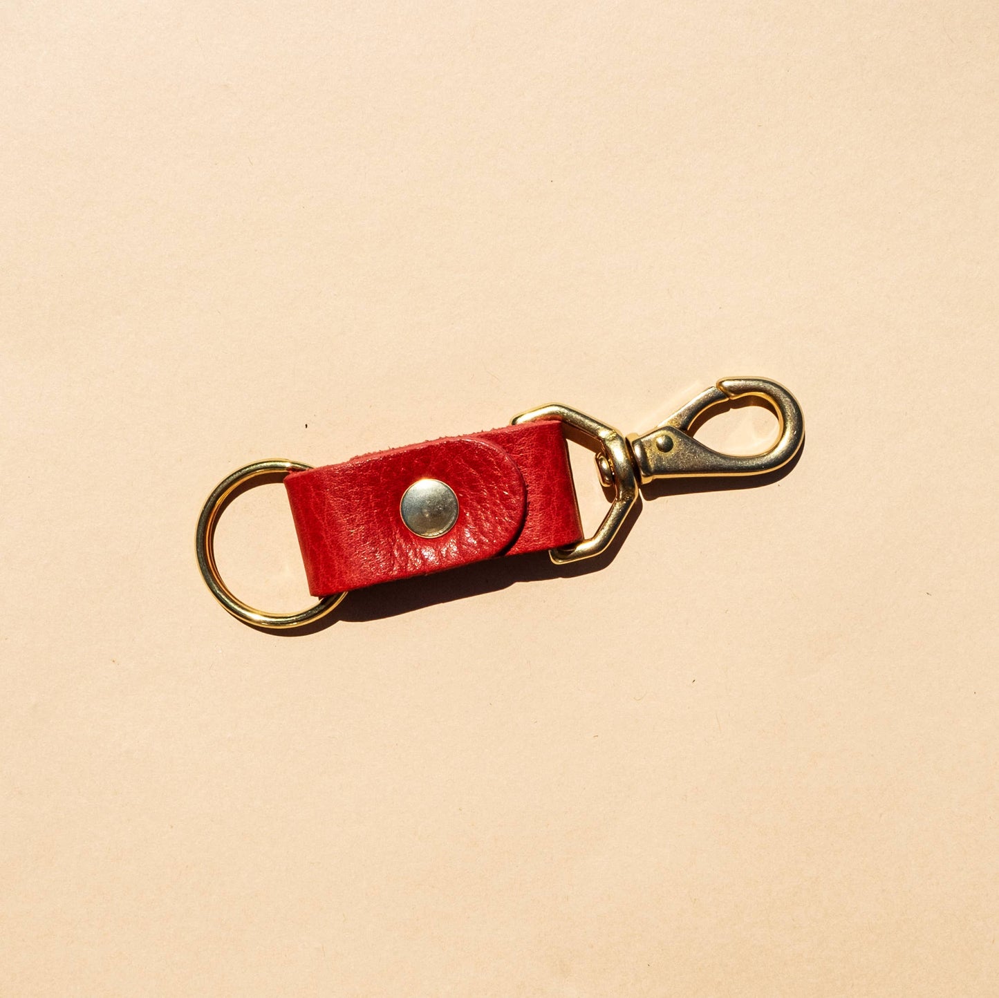 Primecut - Keychain - Tomato Leather