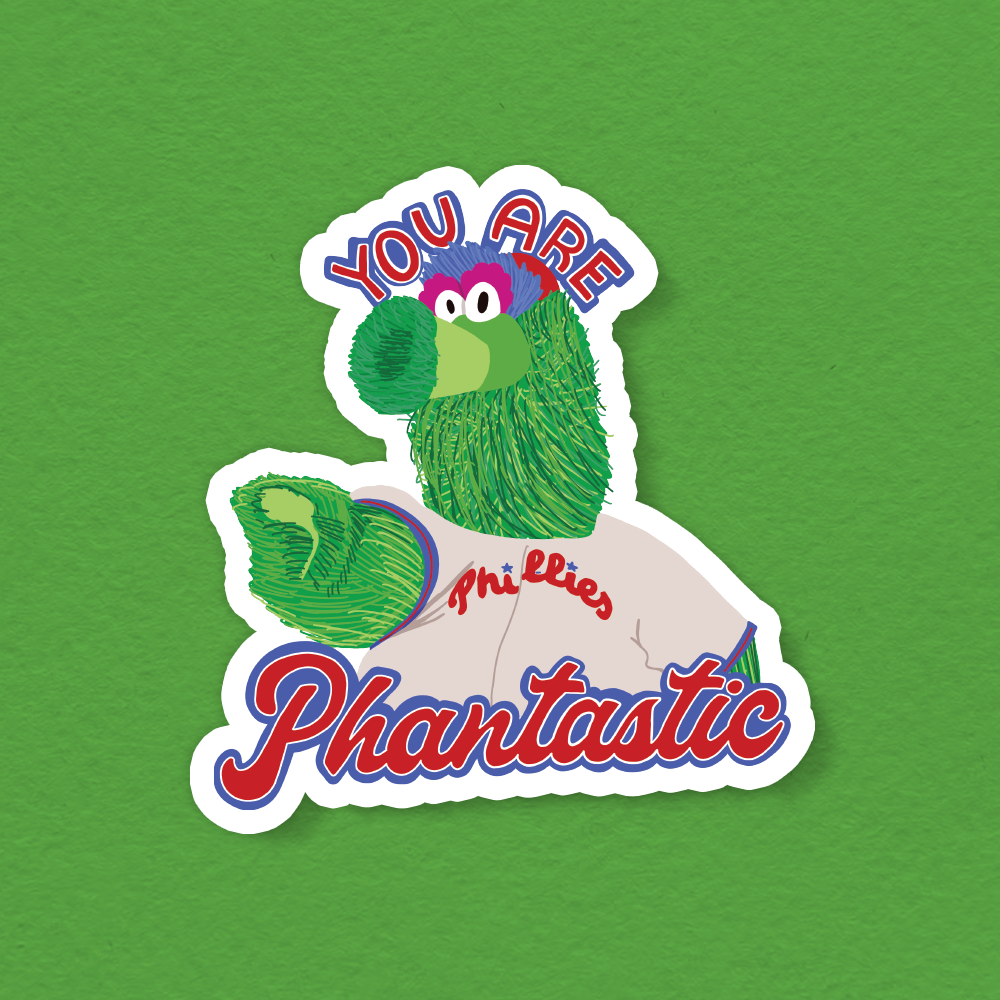 Phantastic Phillies Vinyl Sticker