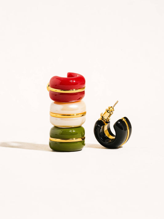 Flânerie by MAIQ - Arlo 18K Gold Small C Hoop Earring