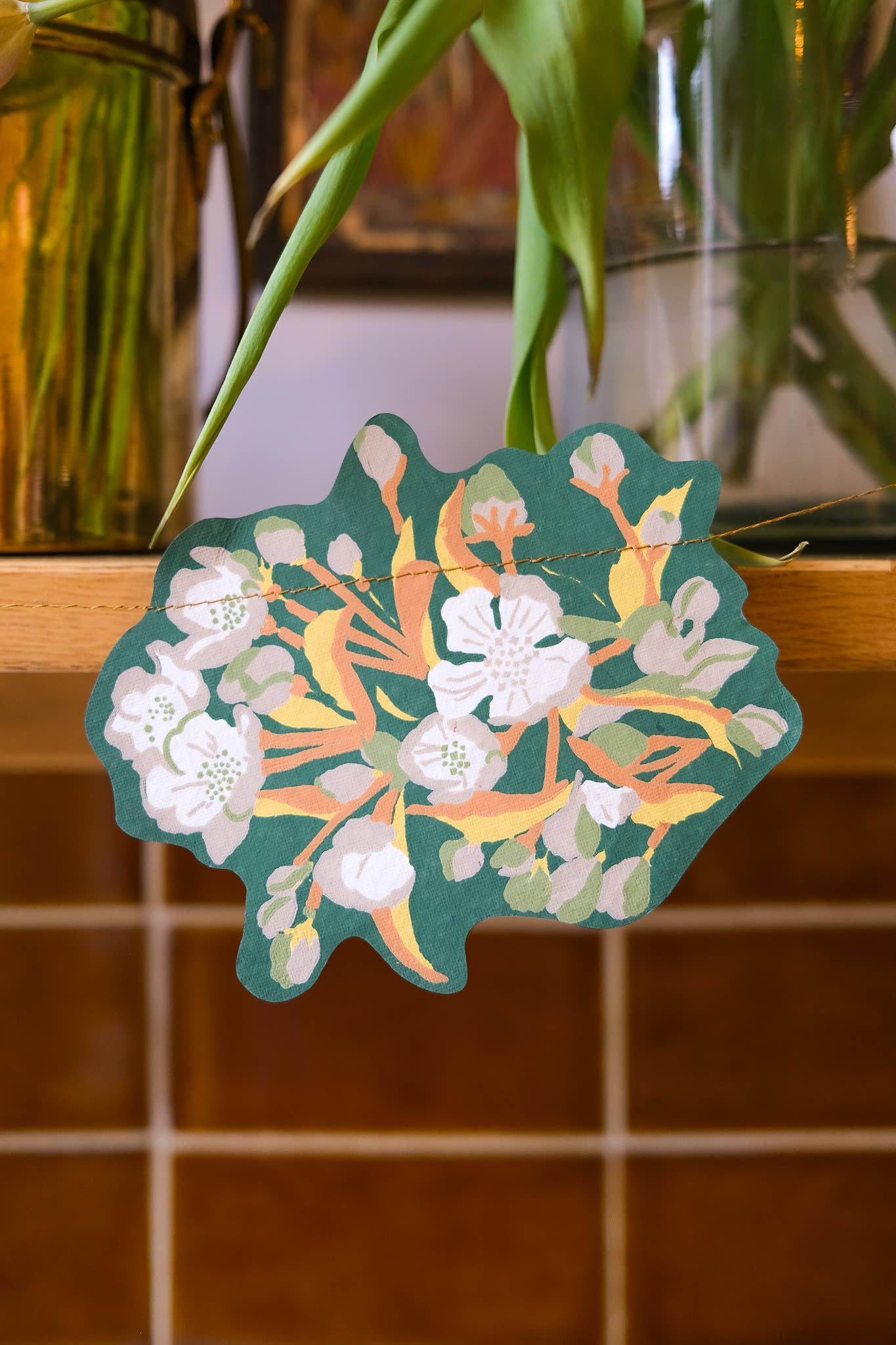 SPRING BLOOMS SEWN GARLAND