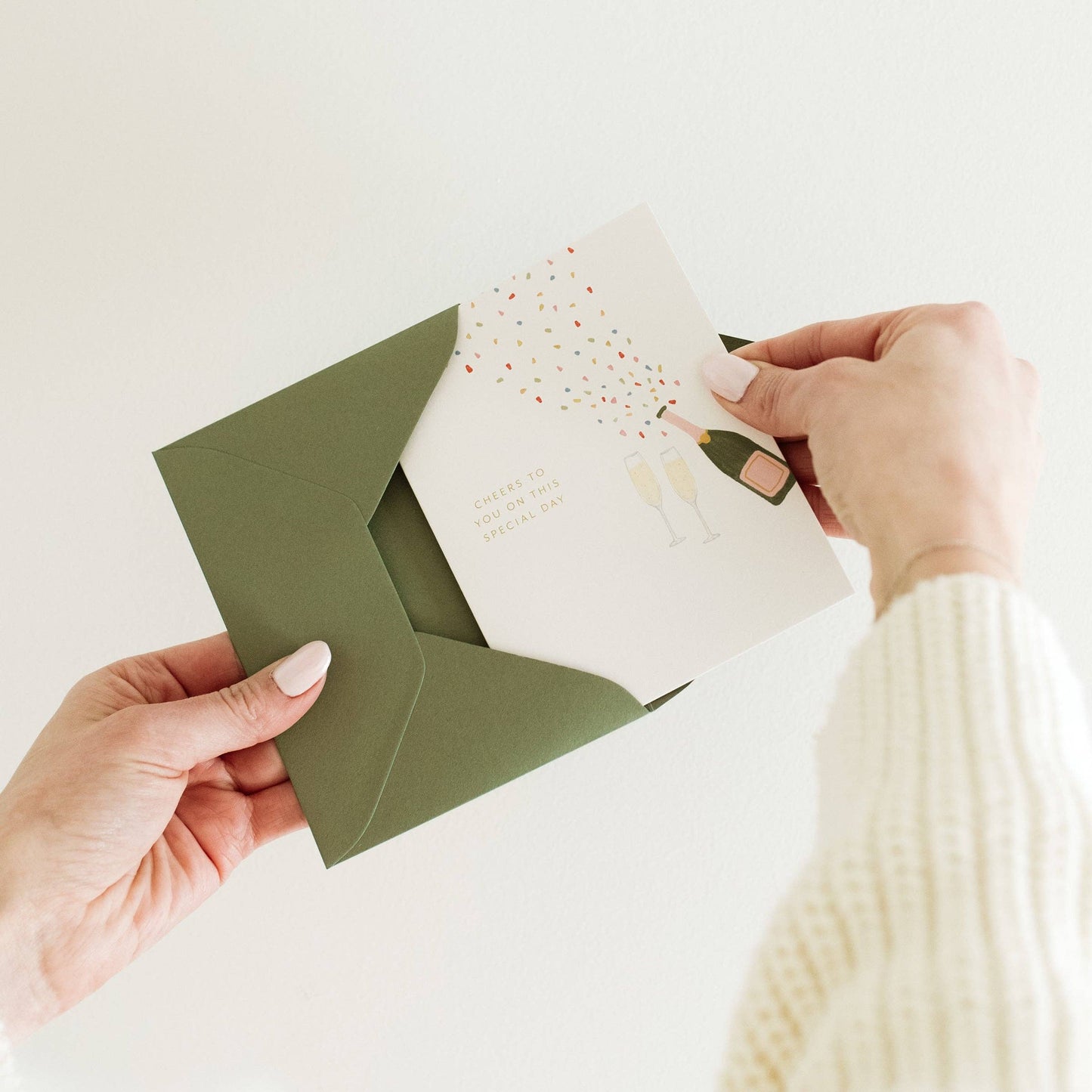 Cheers To You Celebration Greeting Card