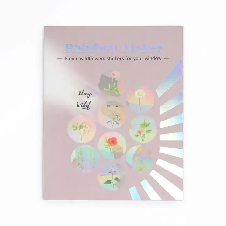 Rainbow maker sticker - Stay Wild (8 mini stickers)
