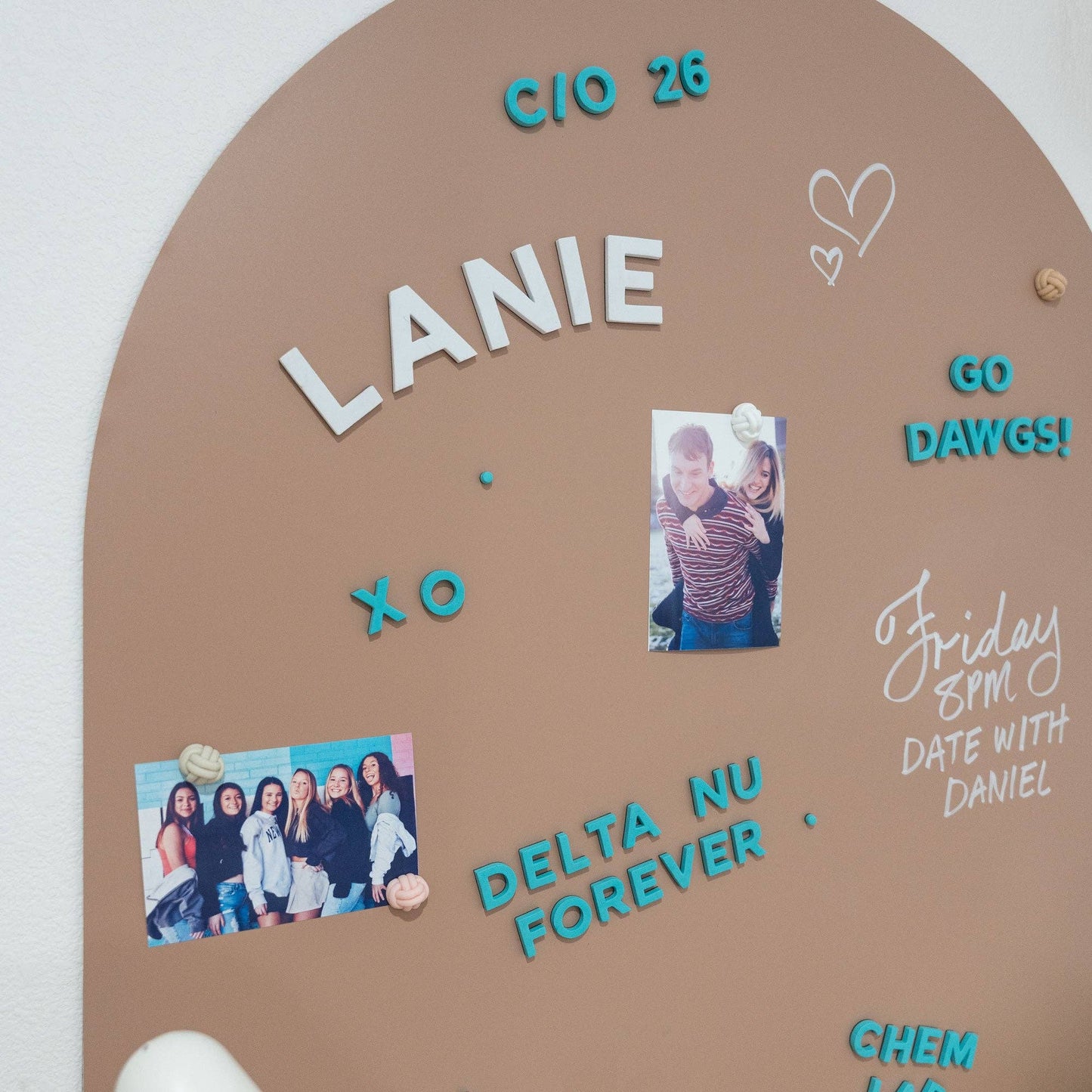 Large Maple Magnetic Arch Wall Decal - The Type Set Co.