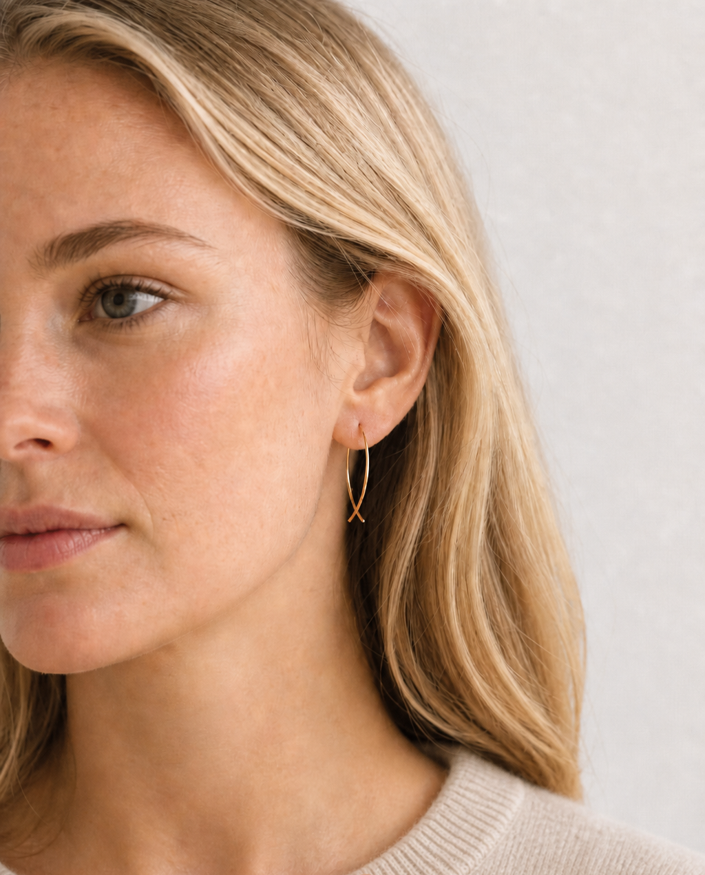 Poppy Threader Earrings | Gold Fill