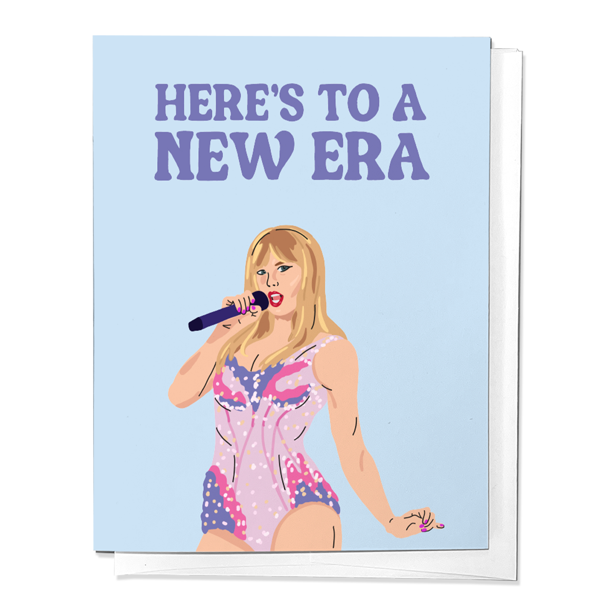 Here's to a New Era Taylor Swift Congrats Greeting Card