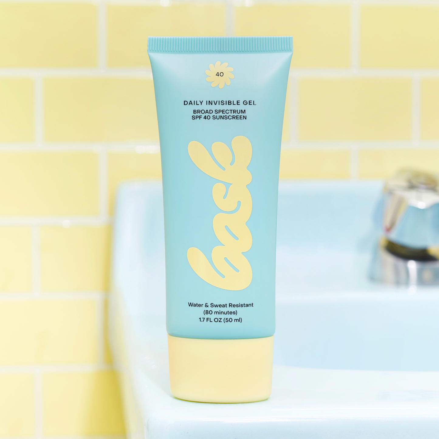 Bask gel SPF 40 Daily Invisible Gel Face Sunscreen