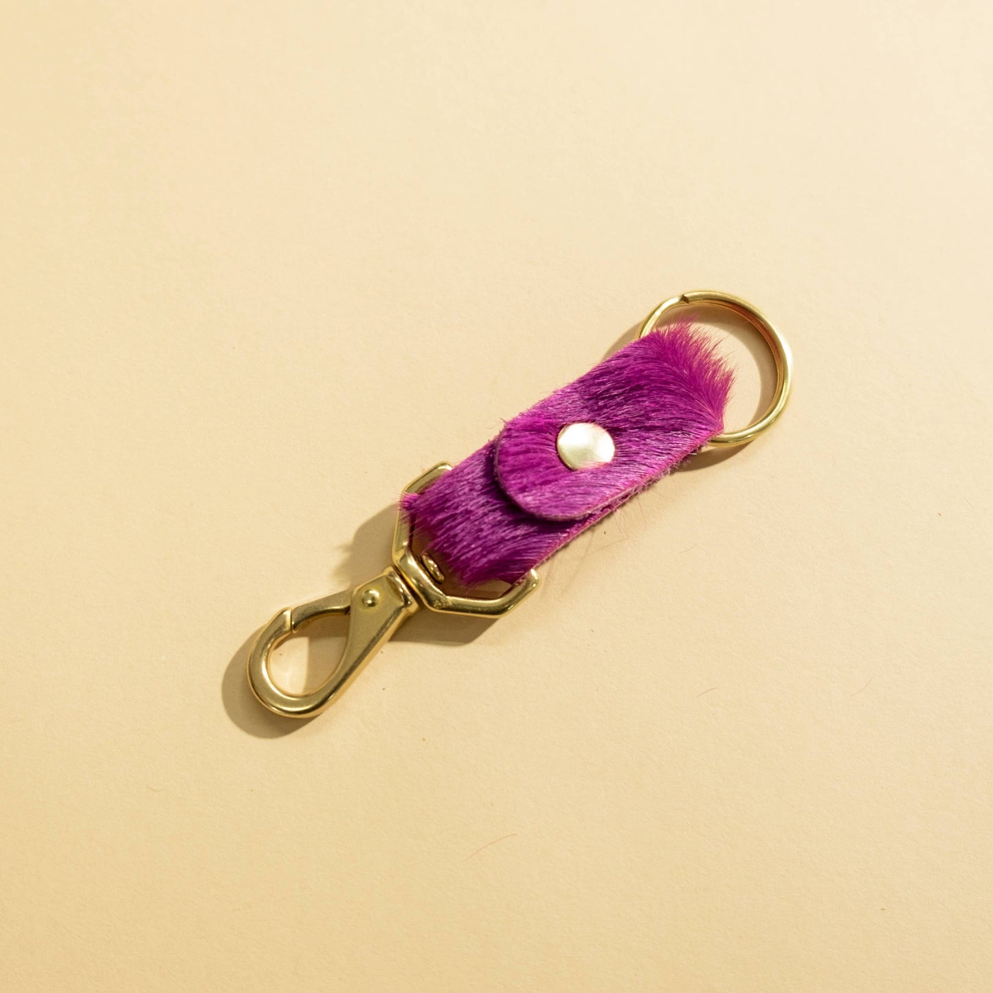 Primecut - Keychain - Fuchsia Hair on Hide