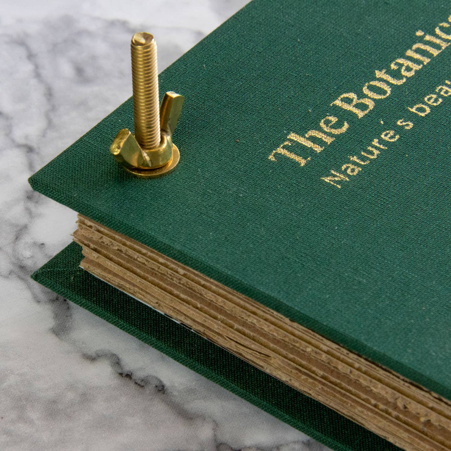 Botanopia USA - gifts , decor and cards for plant lovers - The Botanical Flower Press – Linen Cover & Gold Foil