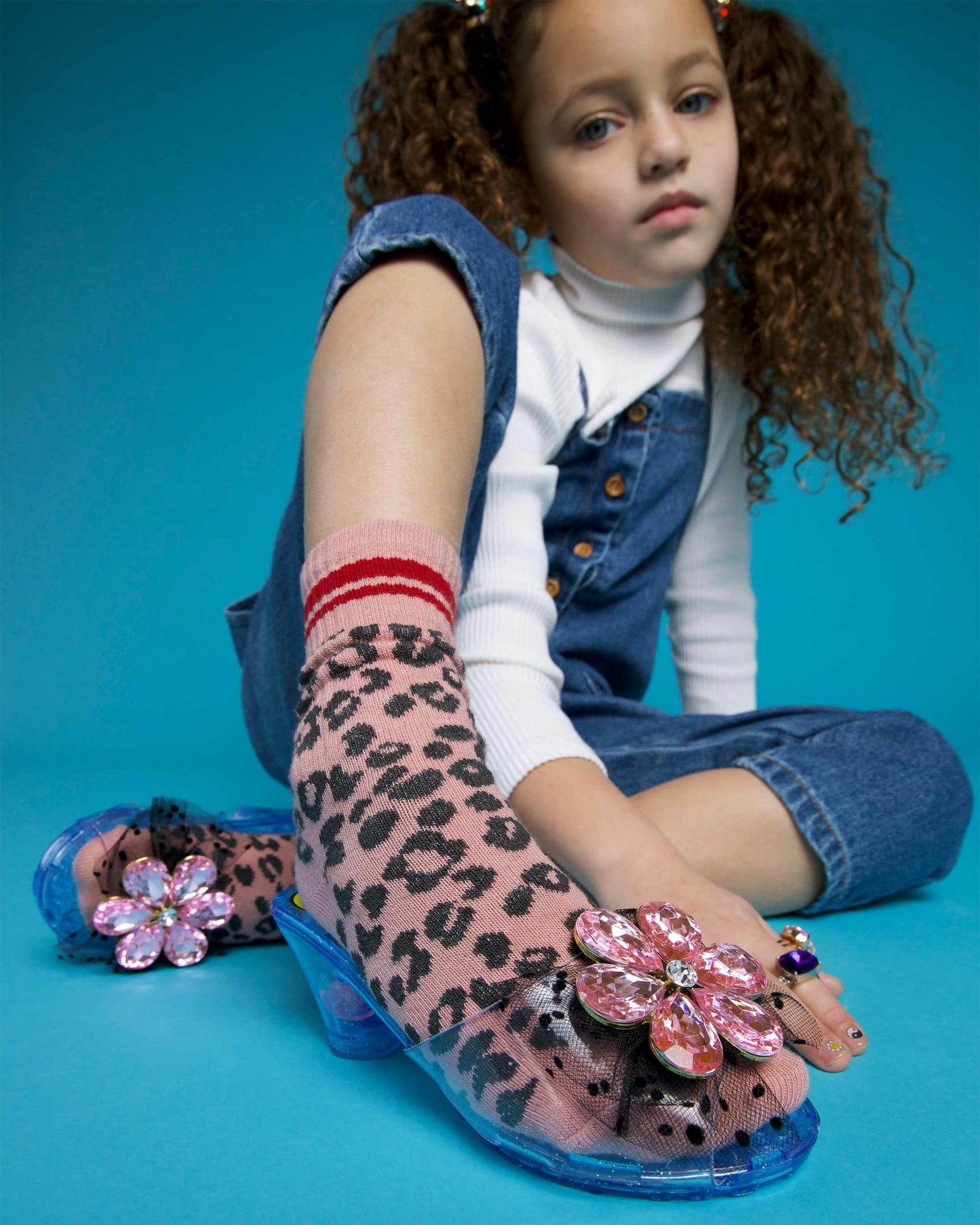 Pink Flower Gem Play Shoes - Super Smalls