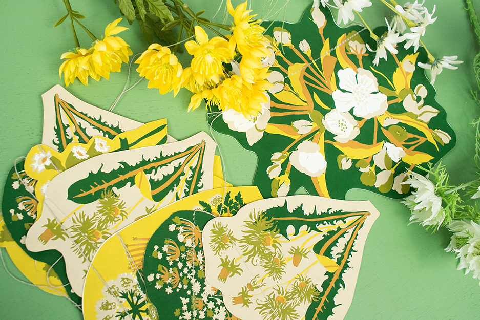 SPRING BLOOMS SEWN GARLAND