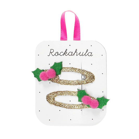 Holly Pom Pom Clips - Rockahula Kids US