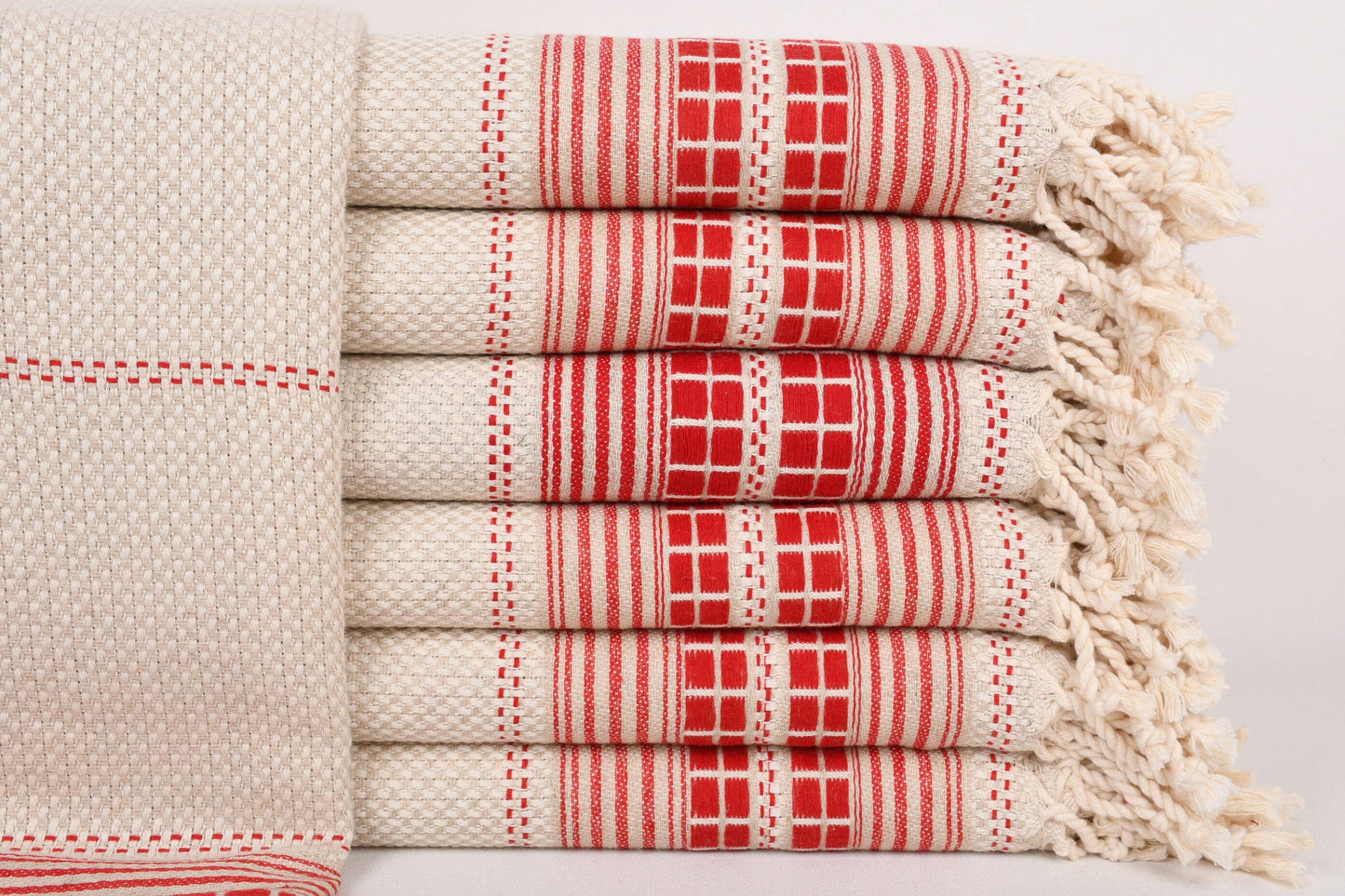 Red - Organic Turkish Towel
