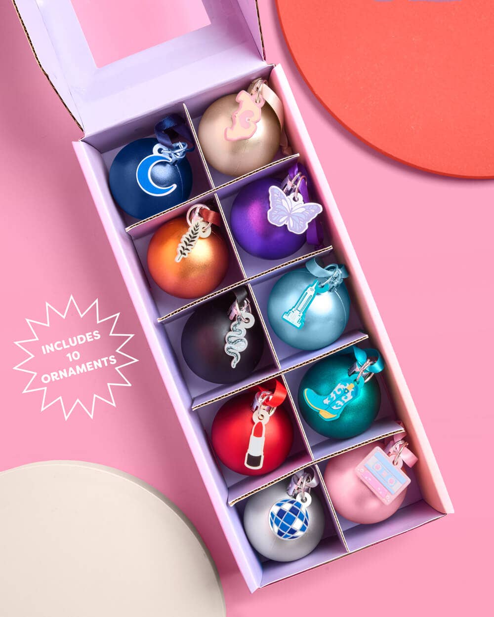 Xmas Swiftie Ornament Set - 10 shatterproof