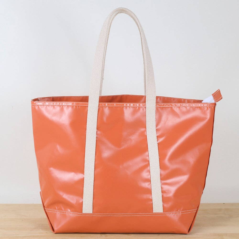 Pink Big Sur Splash Tote: Pink / 22"W x 14"H x 8" D