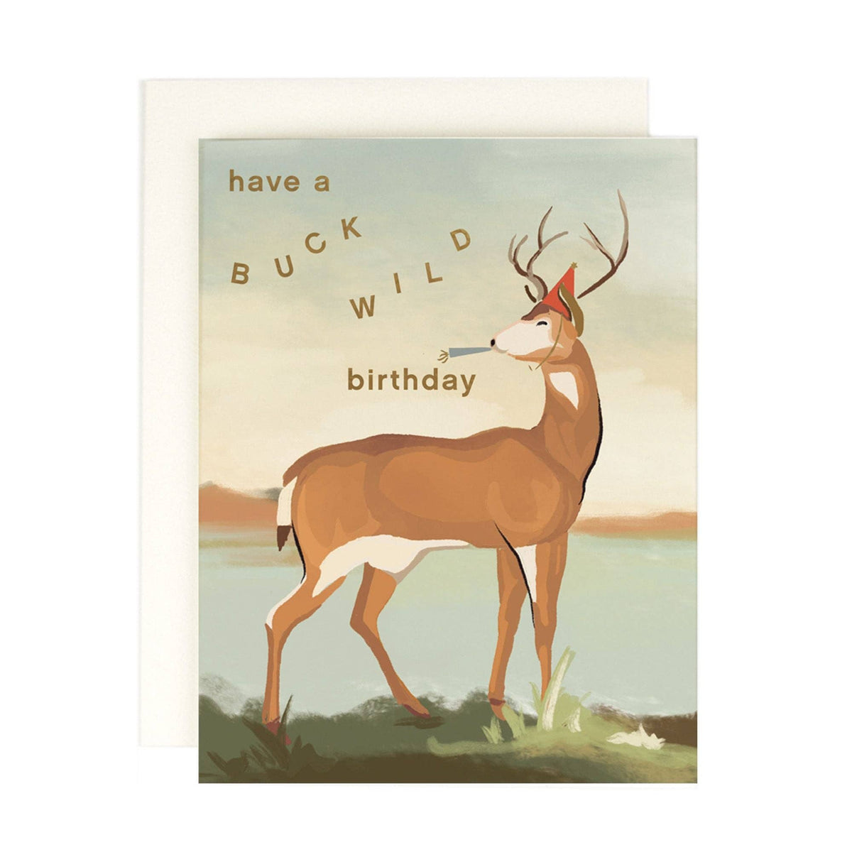 Buck Wild Birthday Card - Amy Heitman