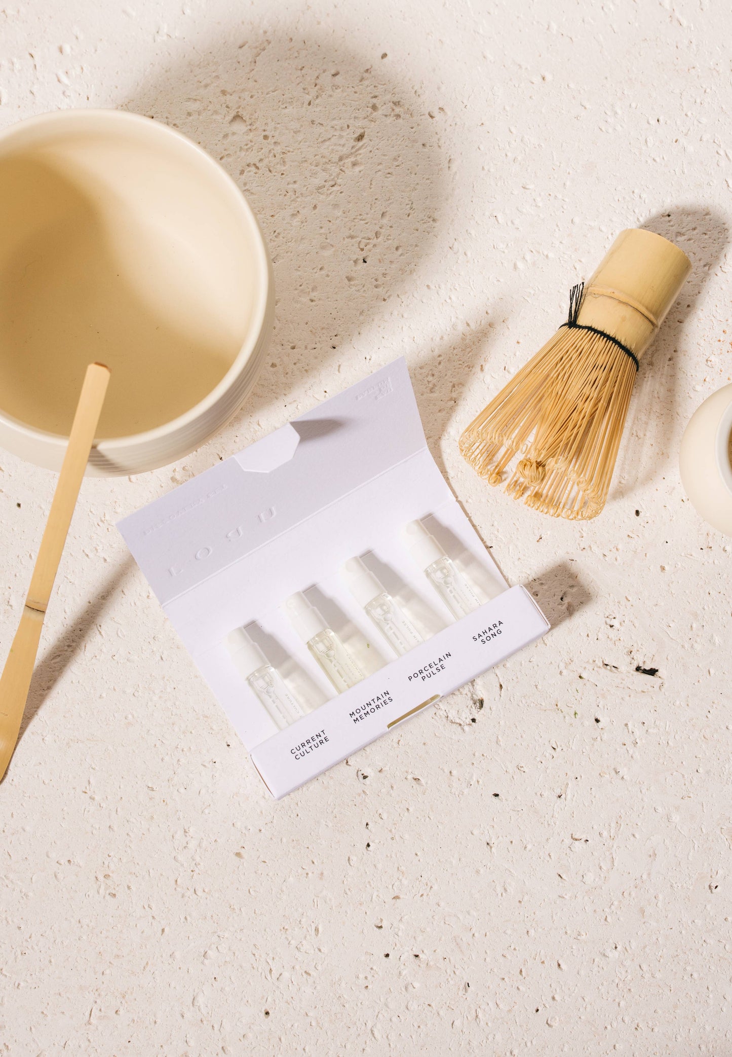 Discovery Set: Clean Tea-Based Fragrance (4x2ml Vials)