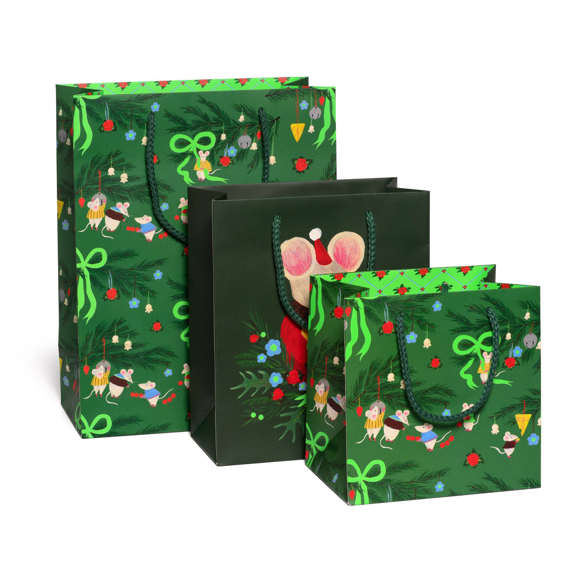 Tree Trimmers Gift Bags - Red Cap Cards