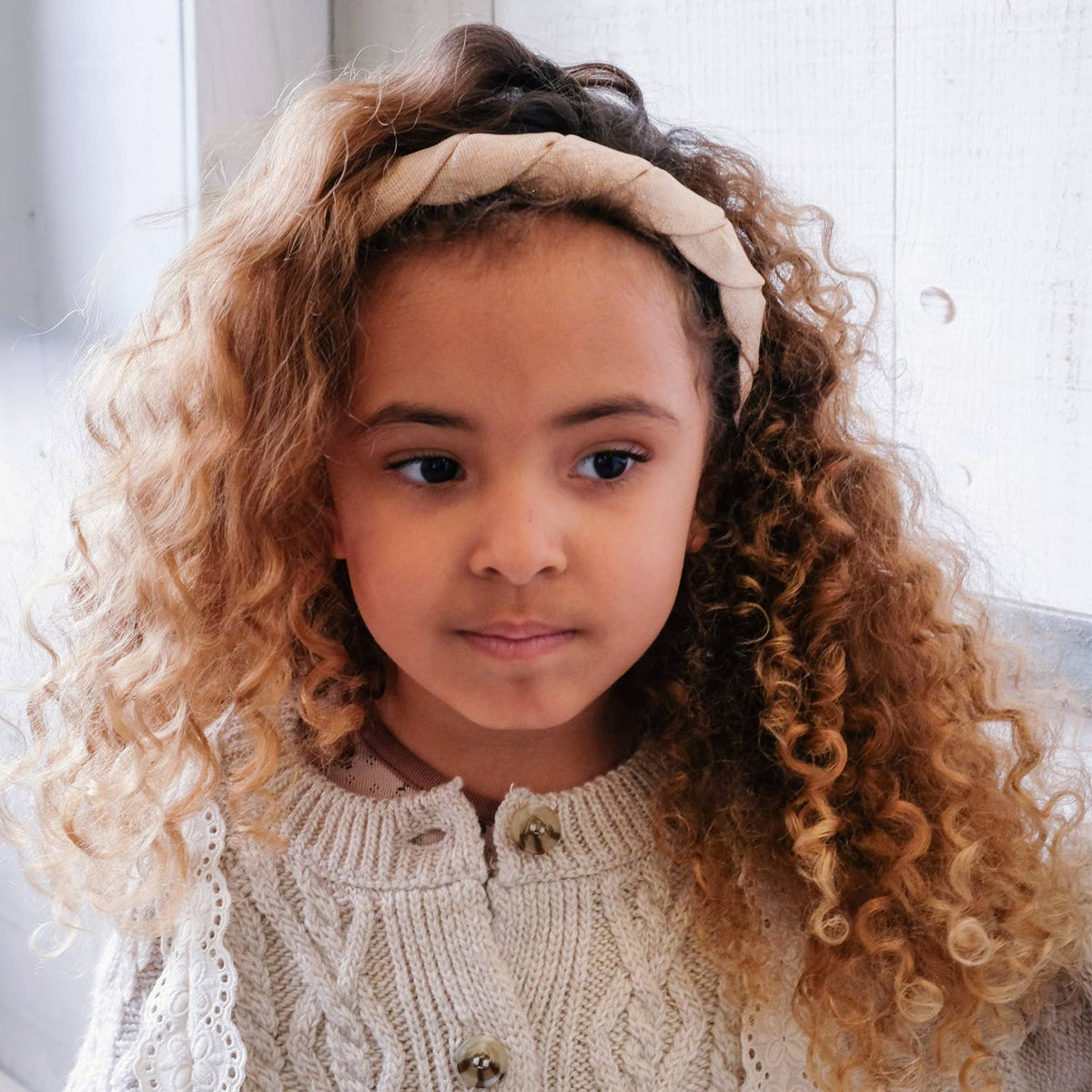 Sparkle Linen Plaited Headband - Rockahula Kids US