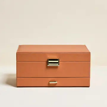 Denise Leather Jewelry Box - Maison Scarlett