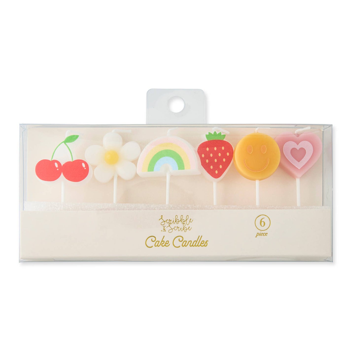 6pc Cake Candles - Trendy