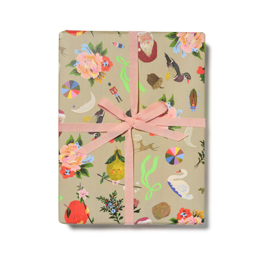 Merry Christmas to You Wrapping Paper - Red Cap Cards