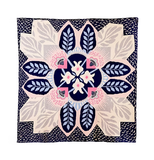 "Midnight" Merino Wool Throw Blanket - Bowerbird Studio