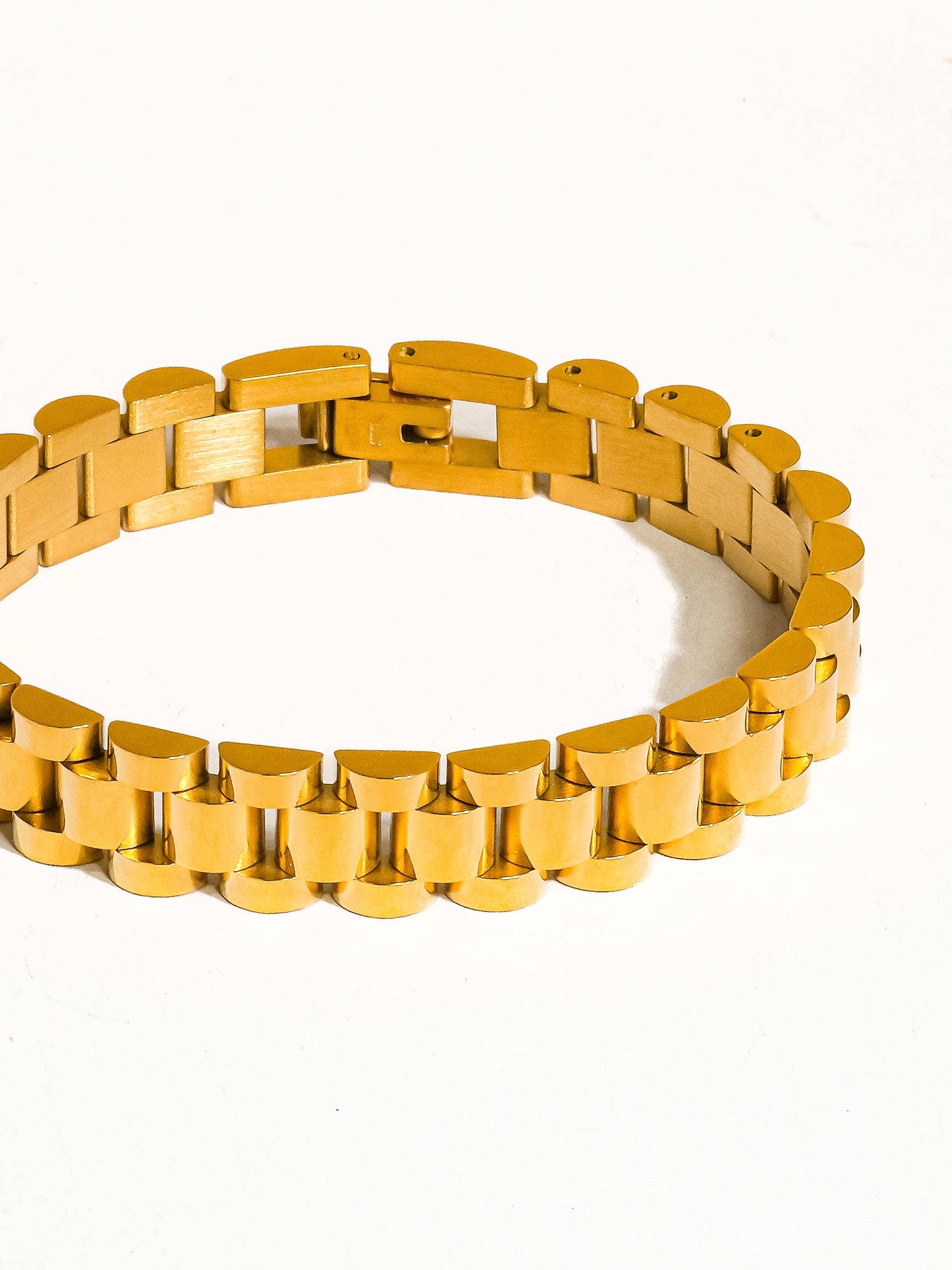 Yannick 18K Gold Non-Tarnish Watchband Bracelet