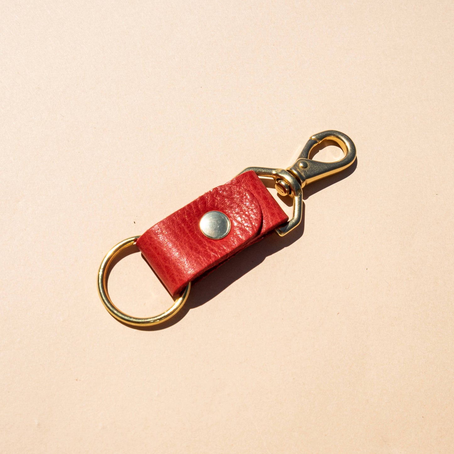 Primecut - Keychain - Tomato Leather