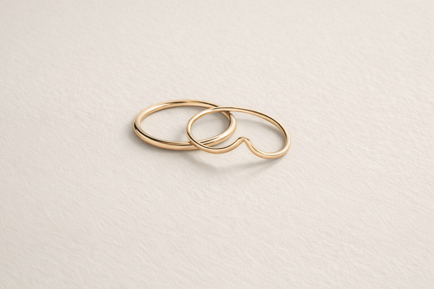 Maeve Round Stacking Ring | Gold Fill - Sheena Marshall Jewelry