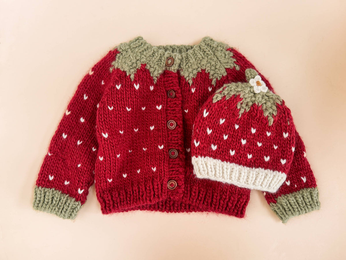 Strawberry Cardigan Baby & Kid Winter Fall Baby Girl Gift