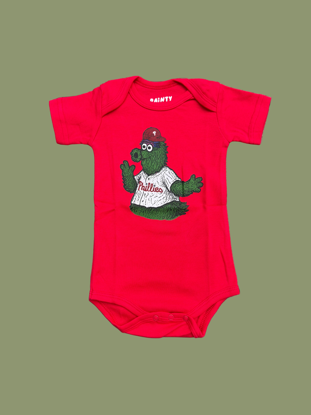 Philly Baseball Mascot Onesie - Dainty Studios