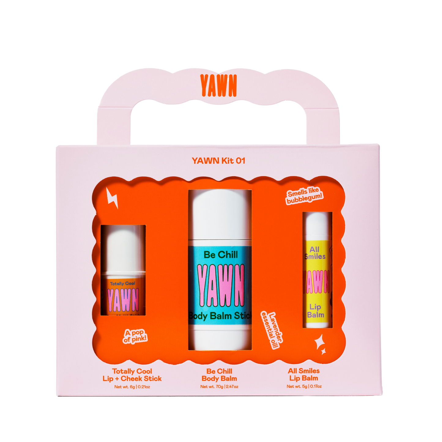 YAWN Makeup/Skincare Kit for Kids and Tweens | Non-Toxic