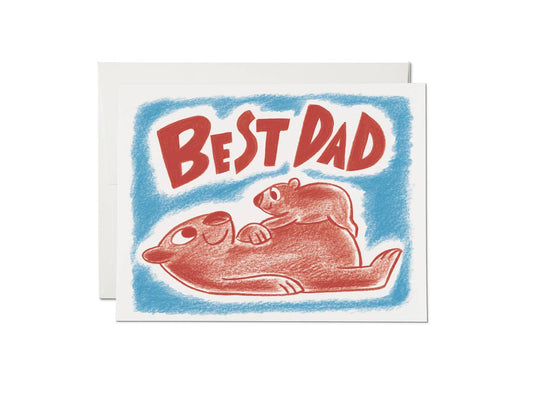 Wombat Dad Father's Day greeting card