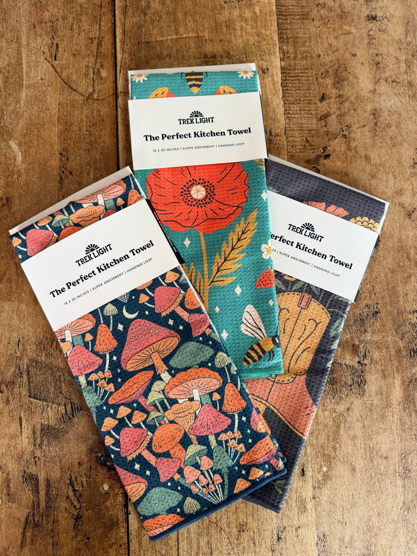 Trek Light - Kitchen Tea Towel Quick Dry | Beetlemania
