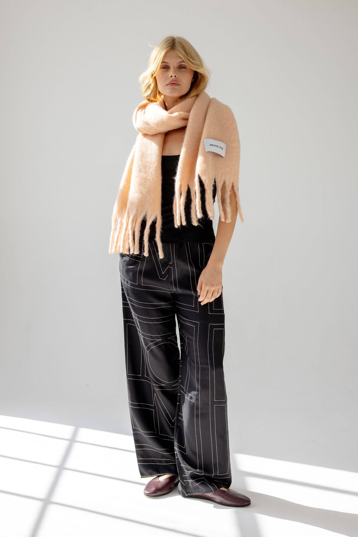 Arctic Fox & Co. - North America - The Stockholm Scarf - 100% Recycled - Pink Clay