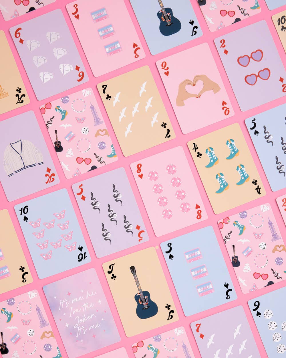 Swiftie deck of cards