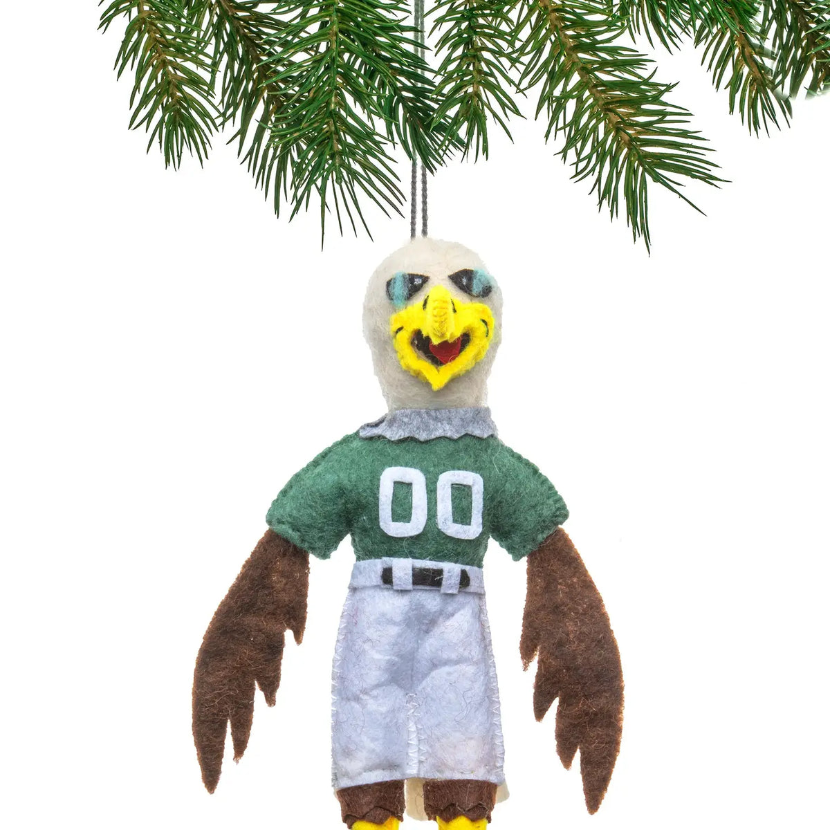 Swoop Eagles Mascot Felt Ornament