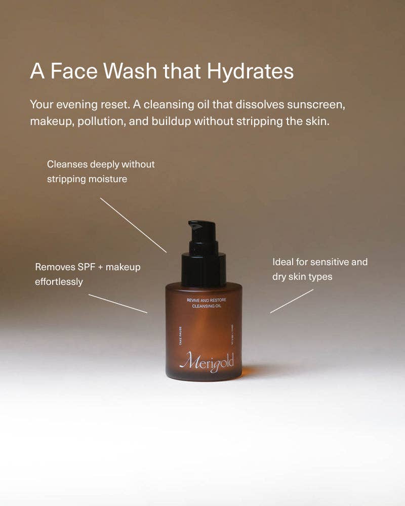 Revive and Restore Cleansing Oil - Merigold