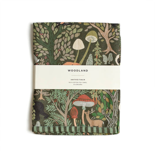 Woodland Tea Towel - Amy Heitman