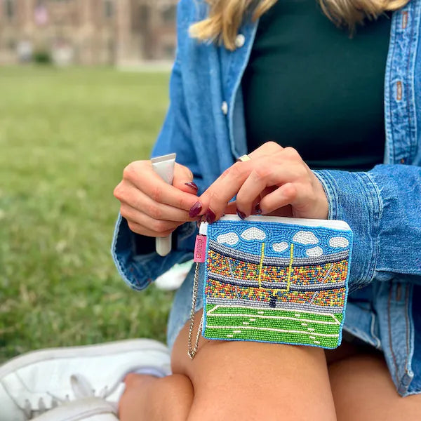 Football Stadium Beaded Wristlet - Phannie's